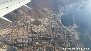 Buscamos o vôo e voamos a Tenerife