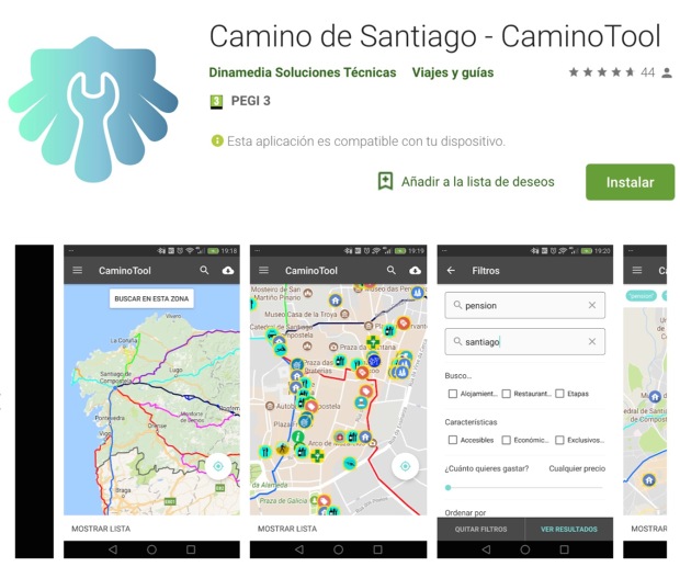 Guias do Camino de Santiago: Camino tool