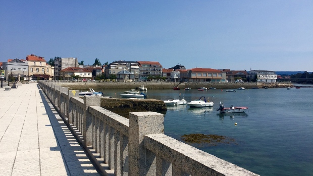 Variante Espiritual do Caminho Português: chegando a Vilanova de Arousa